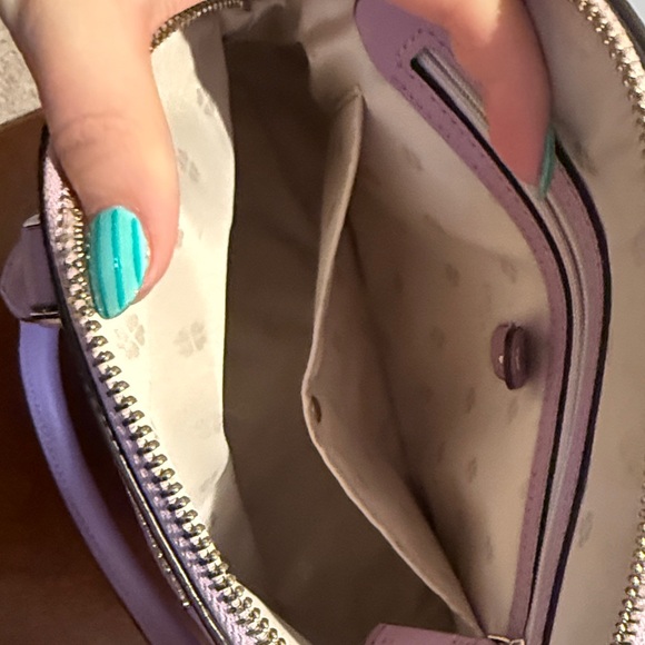 kate spade lavender dome satchel in pastel lilac - Picture 5 of 12